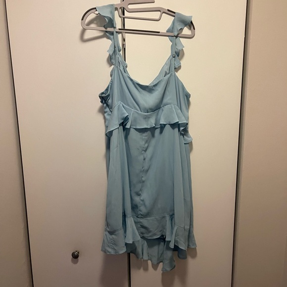 Abercrombie & Fitch Asymmetrical Ruffle Mini Dress - ONLY WORN ONCE - Picture 5 of 5